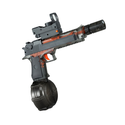 Keezi Kids Adult Electric Water Gun 500ml Water Tank Light Squirt Guns Toys Grey PLAY-EWGUN-GE