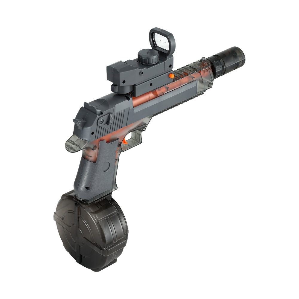 Keezi Kids Adult Electric Water Gun 500ml Water Tank Light Squirt Guns Toys Grey PLAY-EWGUN-GE