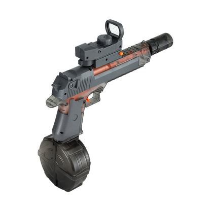 Keezi Kids Adult Electric Water Gun 500ml Water Tank Light Squirt Guns Toys Grey PLAY-EWGUN-GE