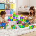 Keezi 120pcs Kids Magnetic Tiles Blocks Building Educational Toys Children Gift PLAY-MAGNETIC-120