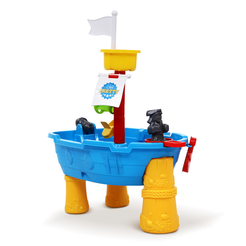 Keezi Kids Sandpit Pretend Play Set Outdoor Toys Water Table Activity Play Set PLAY-MARINE-BU