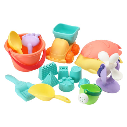Keezi Kids Water Table Tool Kit Sand Truck Windmill Bucket Shovel Sandpit Toys PLAY-SAND-16PCS