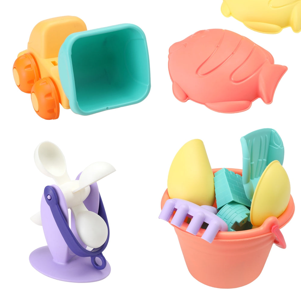 Keezi Kids Water Table Tool Kit Sand Truck Windmill Bucket Shovel Sandpit Toys PLAY-SAND-16PCS