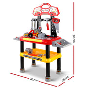 Keezi Kids Pretend Workbench DIY Tools 97 Piece Children Role Play Toys Red PLAY-TOOL-RD