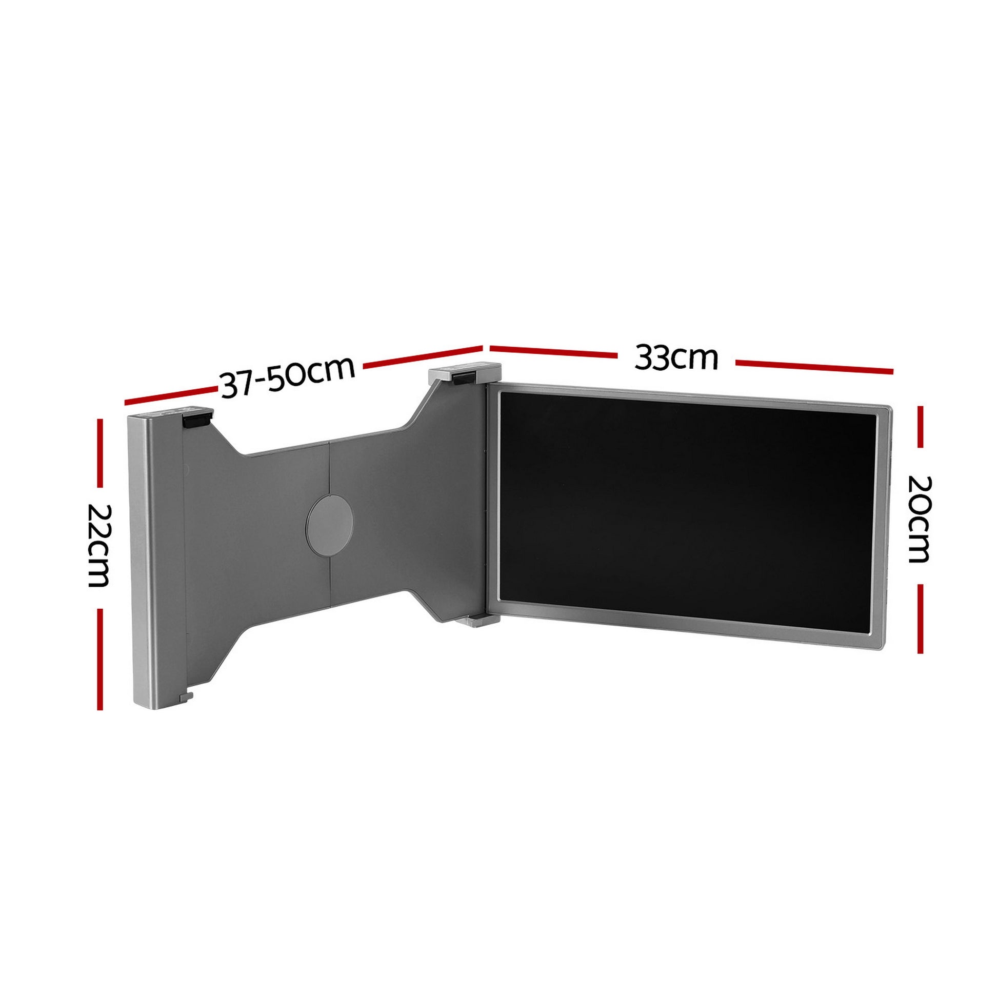 Devanti Portable Monitor Laptop Screen Extender Dual Display 1080P IPS USB C PM-S14-SI