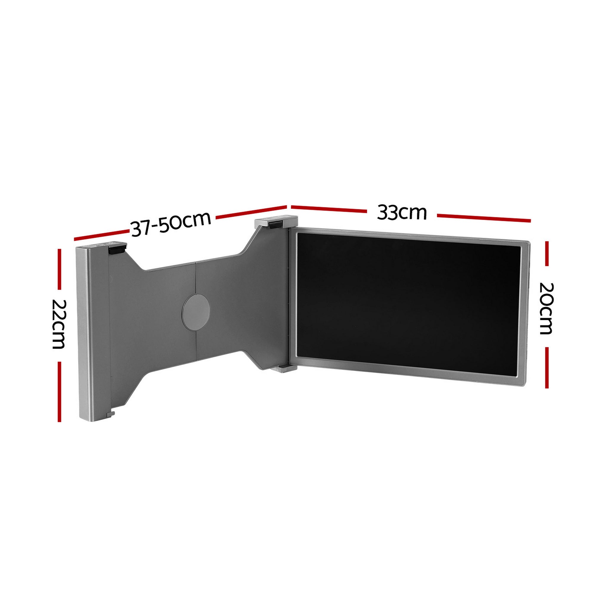 Devanti Portable Monitor Laptop Screen Extender Dual Display 1080P IPS USB C PM-S14-SI
