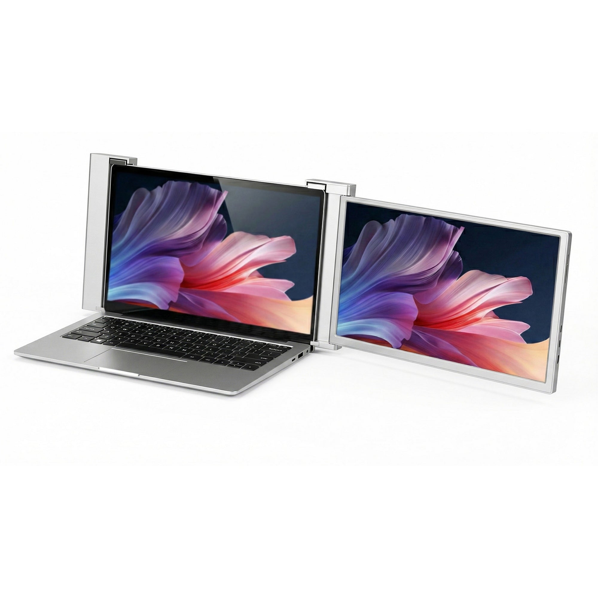 Devanti Portable Monitor Laptop Screen Extender Dual Display 1080P IPS USB C PM-S14-SI
