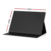 Devanti Portable Monitor Laptop Extender USB C Travel Display 16 Inch Black PM-S4-BK