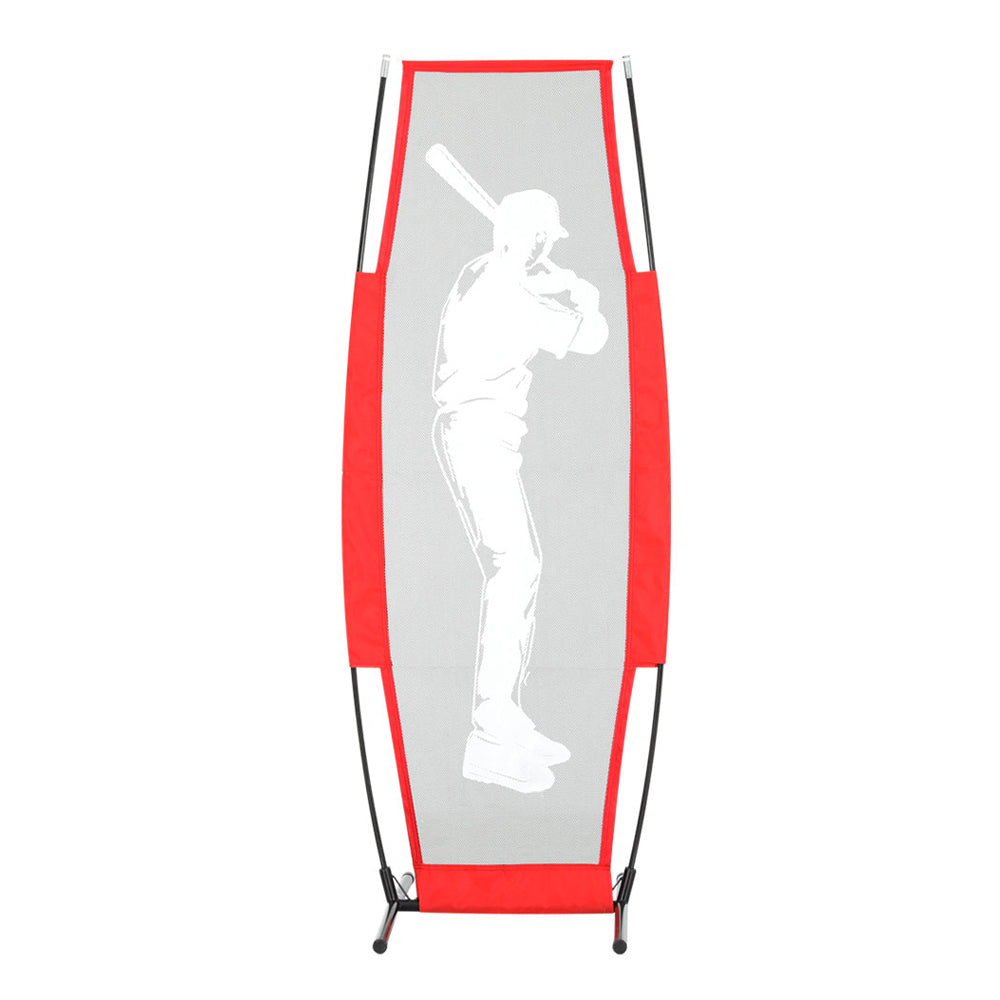 Everfit Baseball Net Pitching Kit with Stand Rebound Net Training Aid PN-B021-RD