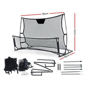 Everfit 1.8m Football Soccer Net Portable Goal Net Rebounder Sports Training PN-S015-BK