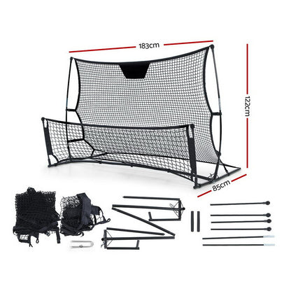 Everfit 1.8m Football Soccer Net Portable Goal Net Rebounder Sports Training PN-S015-BK