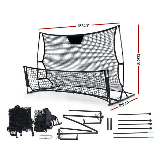 Everfit 1.8m Football Soccer Net Portable Goal Net Rebounder Sports Training PN-S015-BK