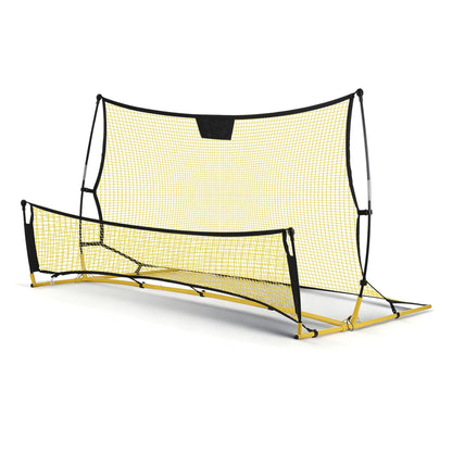 Everfit 2.1m Football Soccer Net Portable Goal Net Rebounder Sports Training Yellow PN-S015-XL-YE