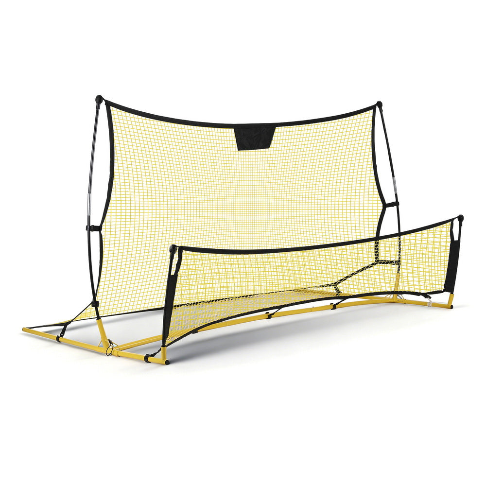 Everfit 2.1m Football Soccer Net Portable Goal Net Rebounder Sports Training Yellow PN-S015-XL-YE