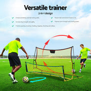 Everfit 2.1m Football Soccer Net Portable Goal Net Rebounder Sports Training Yellow