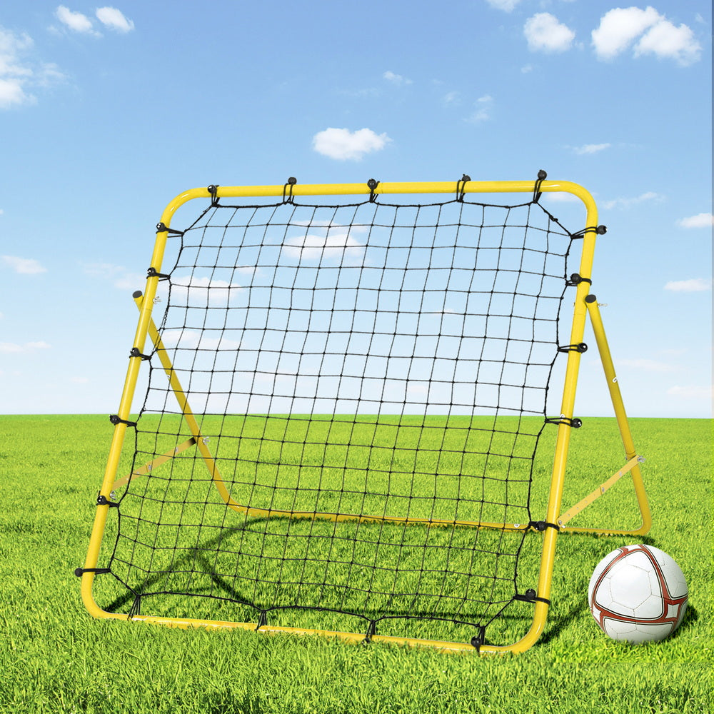 Everfit Baseball Soccer Net Rebounder Football Goal Net Sports Training Aid Yellow PN-S035-YE