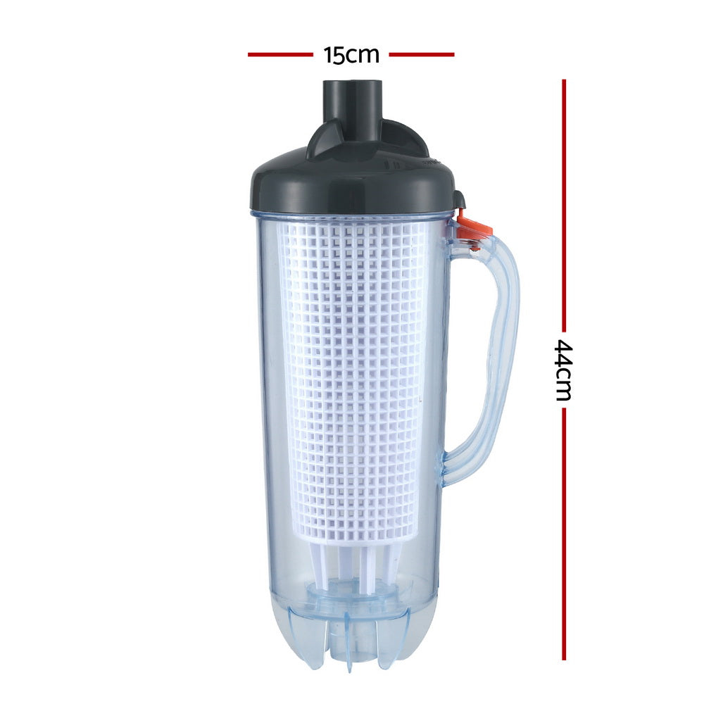 Aqua Buddy Pool Leaf Canister Cleaner Suction Catcher In-ground Swimming Pools PO-CL-LF01-GY