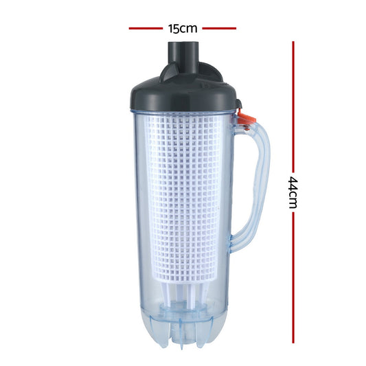 Aqua Buddy Pool Leaf Canister Cleaner Suction Catcher In-ground Swimming Pools PO-CL-LF01-GY