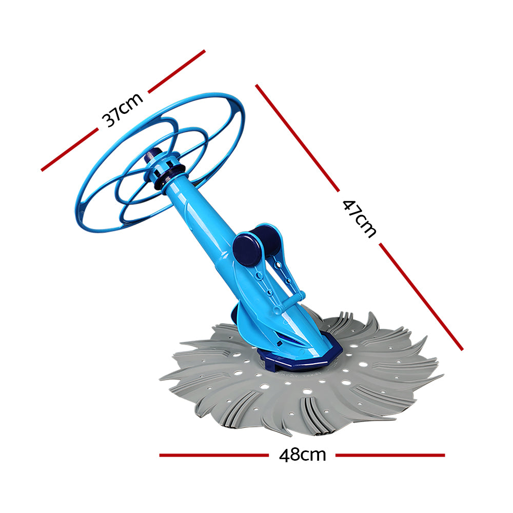 Aquabuddy Pool Cleaner Automatic Vacuum Floor Swimming Climb Wall Inground 10M PO-CL-P1805-DIA