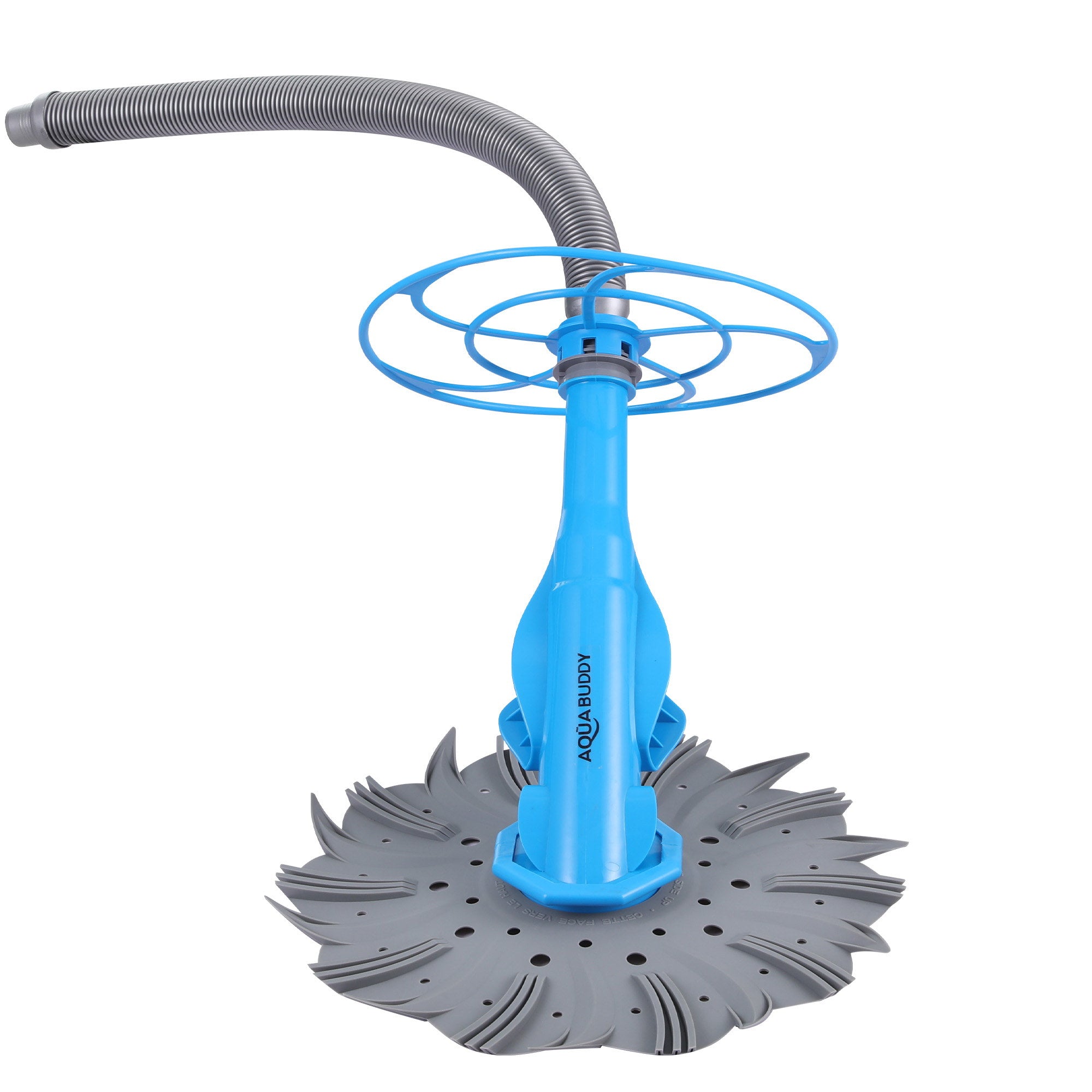 Aqua Buddy Vacuum Pool Cleaner Automatic Swimming Pool Floor Climb Wall Grey PO-CL-P1805-GY