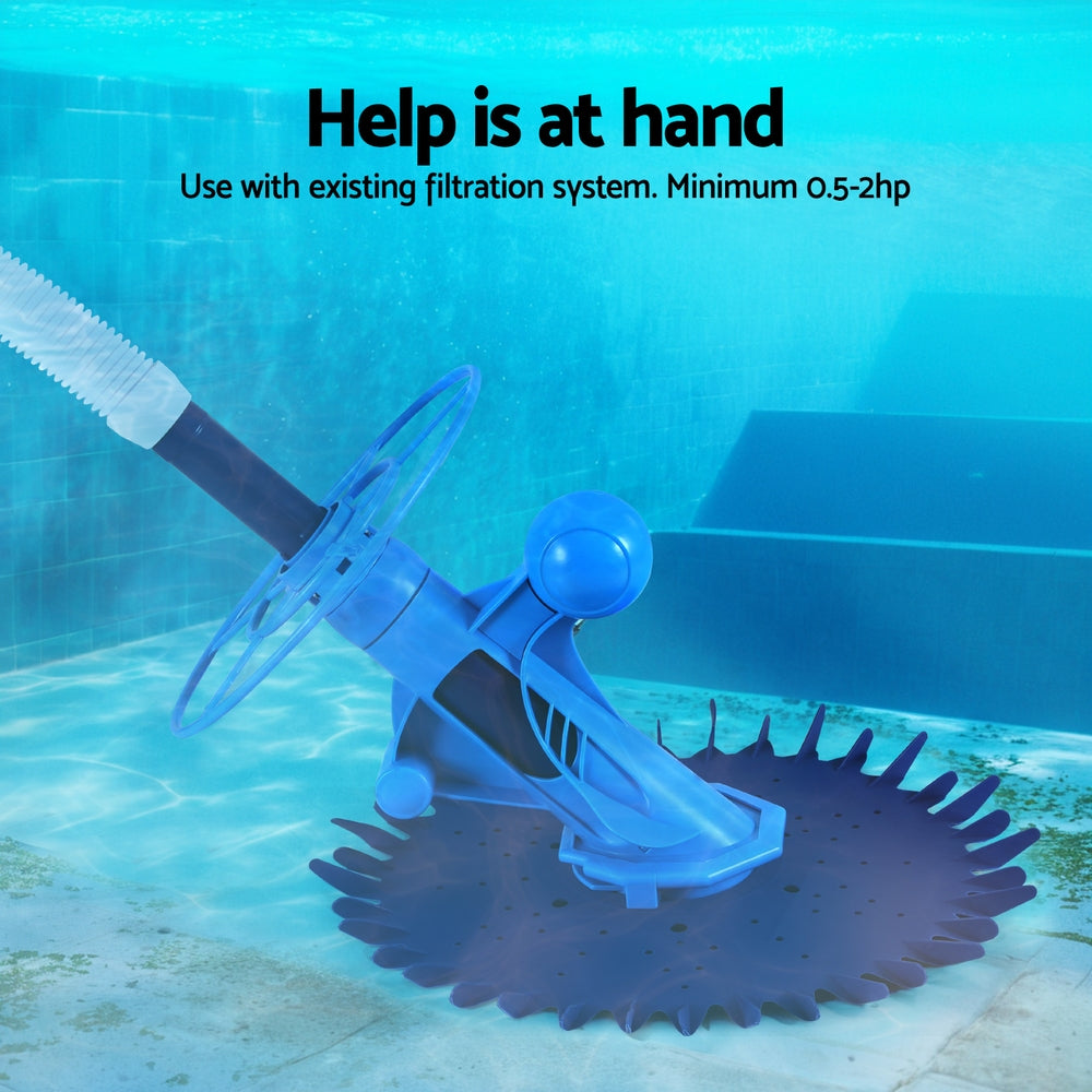 Aqua Buddy Pool Cleaner Automatic Vacuum Swimming Pool Floor Climb Wall 10M PO-CL-P1808-DIA