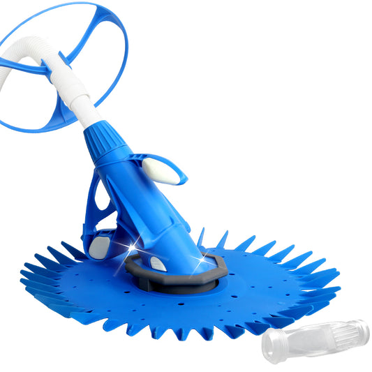 Aqua Buddy Pool Cleaner Automatic Vacuum Swimming Floor Climb Wall Pool 10M Hose PO-CL-ROUND-DIA