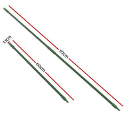 Green Fingers Garden Stakes Metal Plant Support 48pcs 60x1.1CM PS-118X11-24-GN