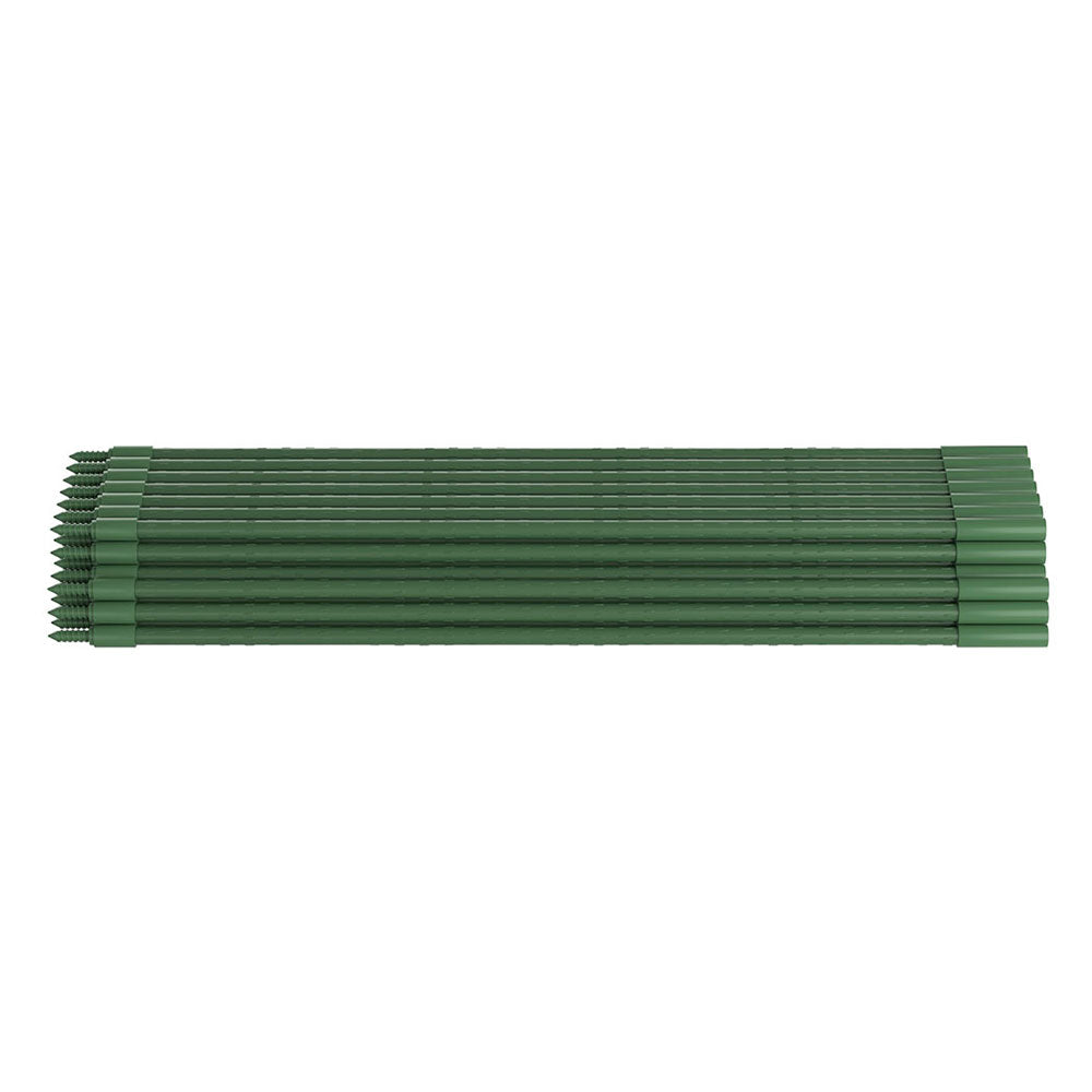 Green Fingers Garden Stakes Metal Plant Support 48pcs 60x1.1CM PS-118X11-24-GN