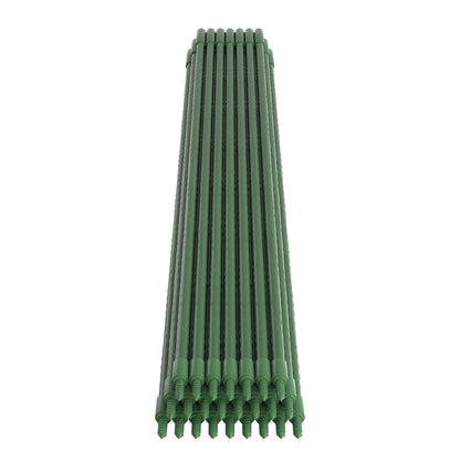 Green Fingers Garden Stakes Metal Plant Support 24pcs 92x1.1CM PS-181X11-12-GN
