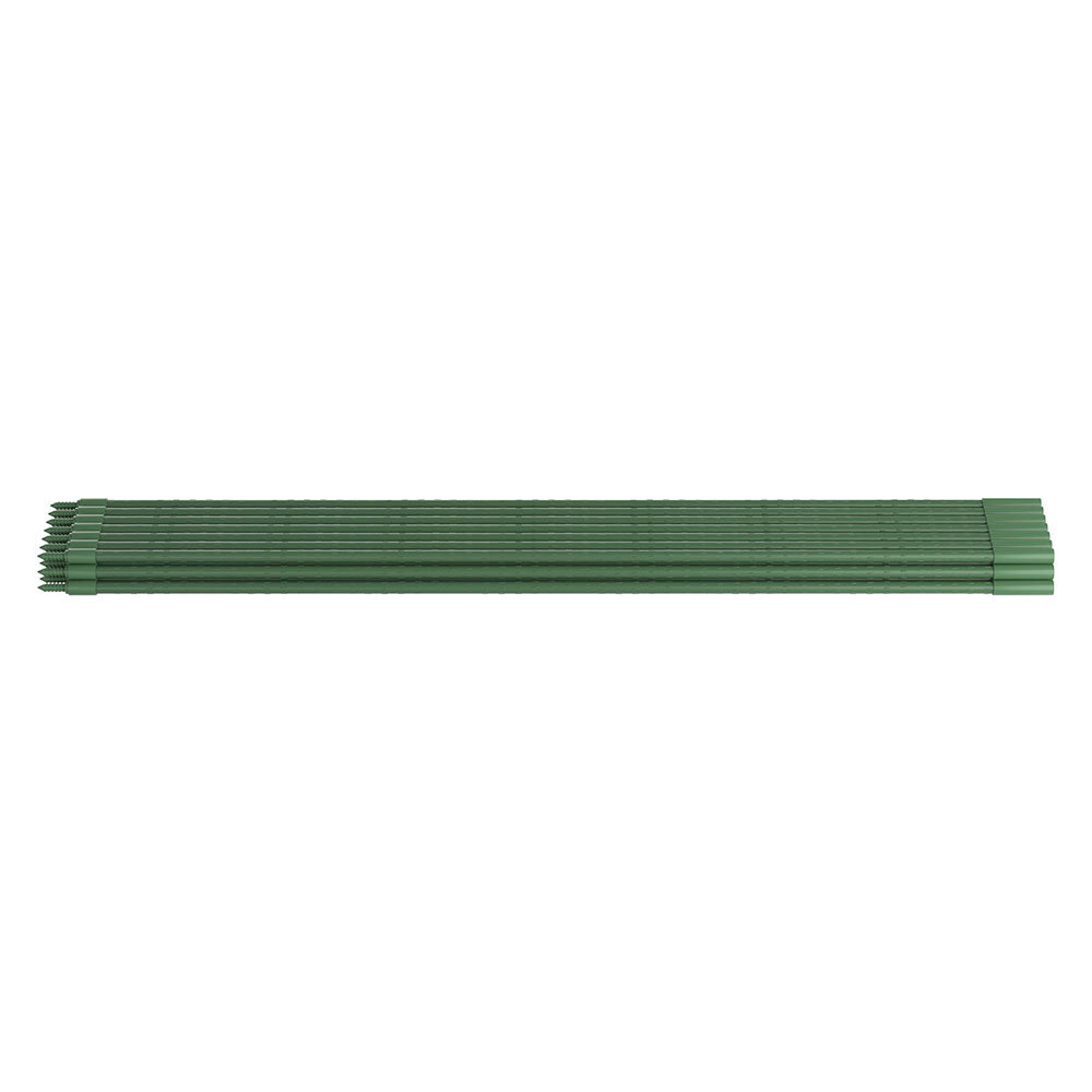 Green Fingers Garden Stakes Metal Plant Support 24pcs 92x1.1CM PS-181X11-12-GN