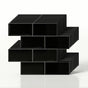 Artiss 3D Peel and Stick Wall Tiles Self Adhesive Subway Backsplash 10 Sheets, Black PST-216-BK