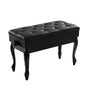 Alpha Piano Bench Stool Adjustable Height Keyboard Seat PSTOL-CUR-75-BK