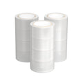 12 Rolls Packing Packaging Tape Sticky Clear Sealing Tapes Transparent 48mmx75m PT-CL-12