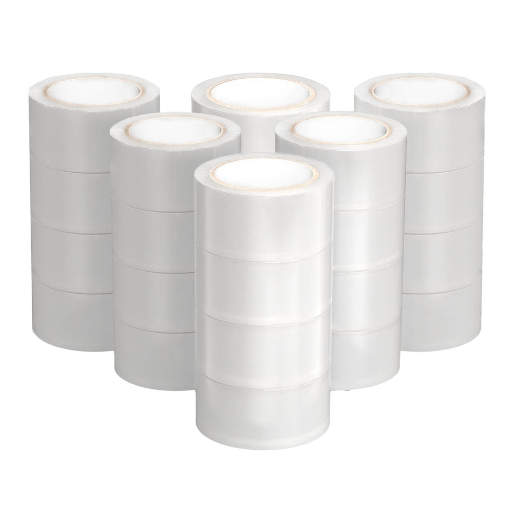 24 Rolls Packing Packaging Tape Sticky Clear Sealing Tapes Transparent 48mmx75m PT-CL-24
