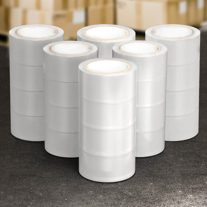 24 Rolls Packing Packaging Tape Sticky Clear Sealing Tapes Transparent 48mmx75m PT-CL-24