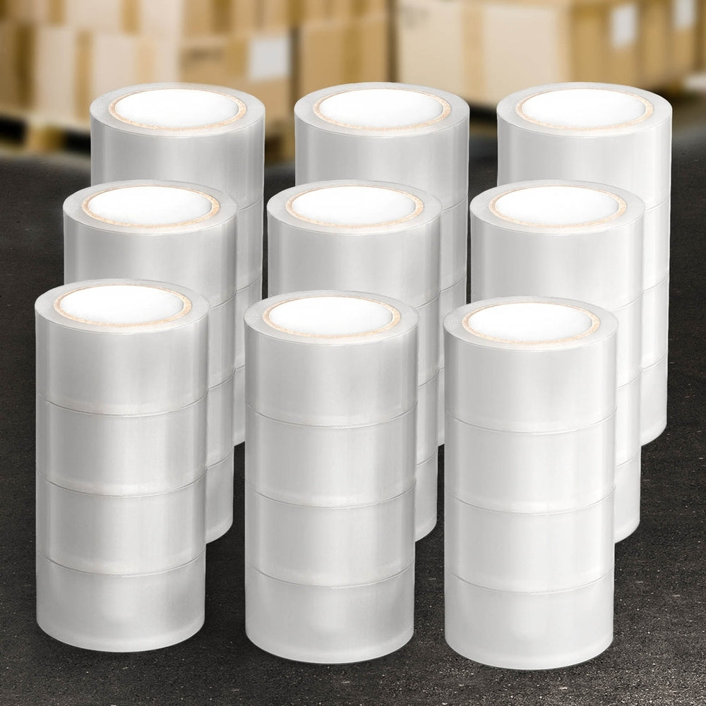 36 Rolls Packing Packaging Tape Sticky Clear Sealing Tapes Transparent 48mmx75m PT-CL-36
