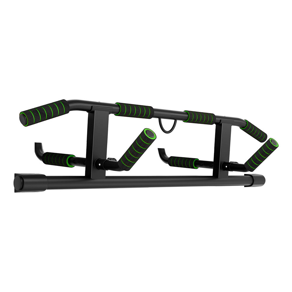 Multi-Grip Pull Up Bar Doorway Chin Up Horizontal Bar Home Gym Workout 101cm Length PUB-A-5006A-BK