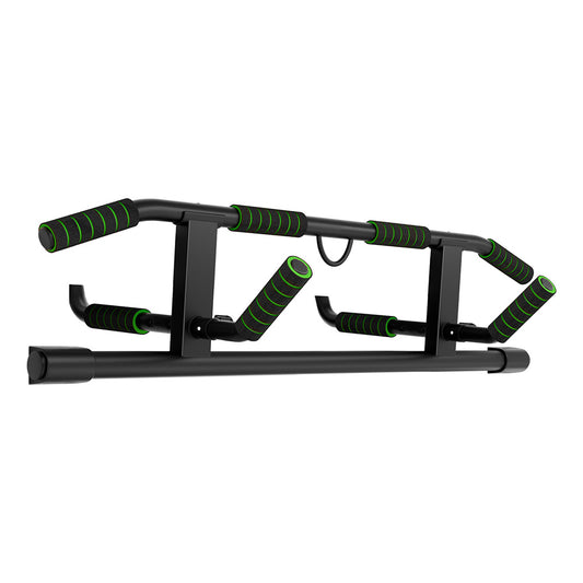 Multi-Grip Pull Up Bar Doorway Chin Up Horizontal Bar Home Gym Workout 101cm Length PUB-A-5006A-BK