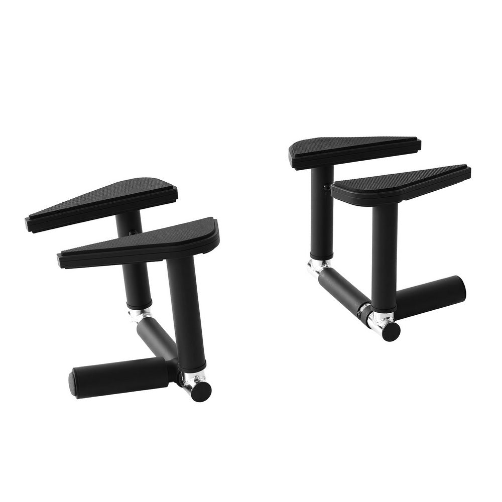 Everfit Pull Up Bar Chin Up Grips Foldable Doorway Gym Portable Black PUB-A-5011A-BK