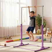 Everfit Kids Gymnastics Bar Pull Up Station Monkey Bar Adjustable Indoor Garden PUB-A-KID-PP
