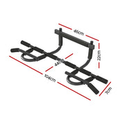 Everfit Pull Up Bar 104CM Doorway Chin Up Horizontal Bar Gym PUB-A-L-BK