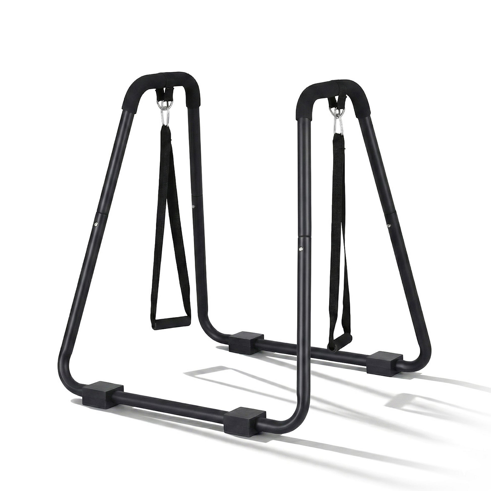 Everfit Dip Station Parallel Bars Heavy Duty Home Gym Stand Calisthenics Black PUB-A-SH01-BK