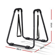 Everfit Dip Station Parallel Bars Heavy Duty Home Gym Stand Calisthenics Black PUB-A-SH01-BK