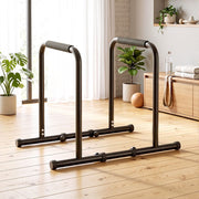 Everfit Dip Station Parallette Bars Home Gym Workout Stand Black