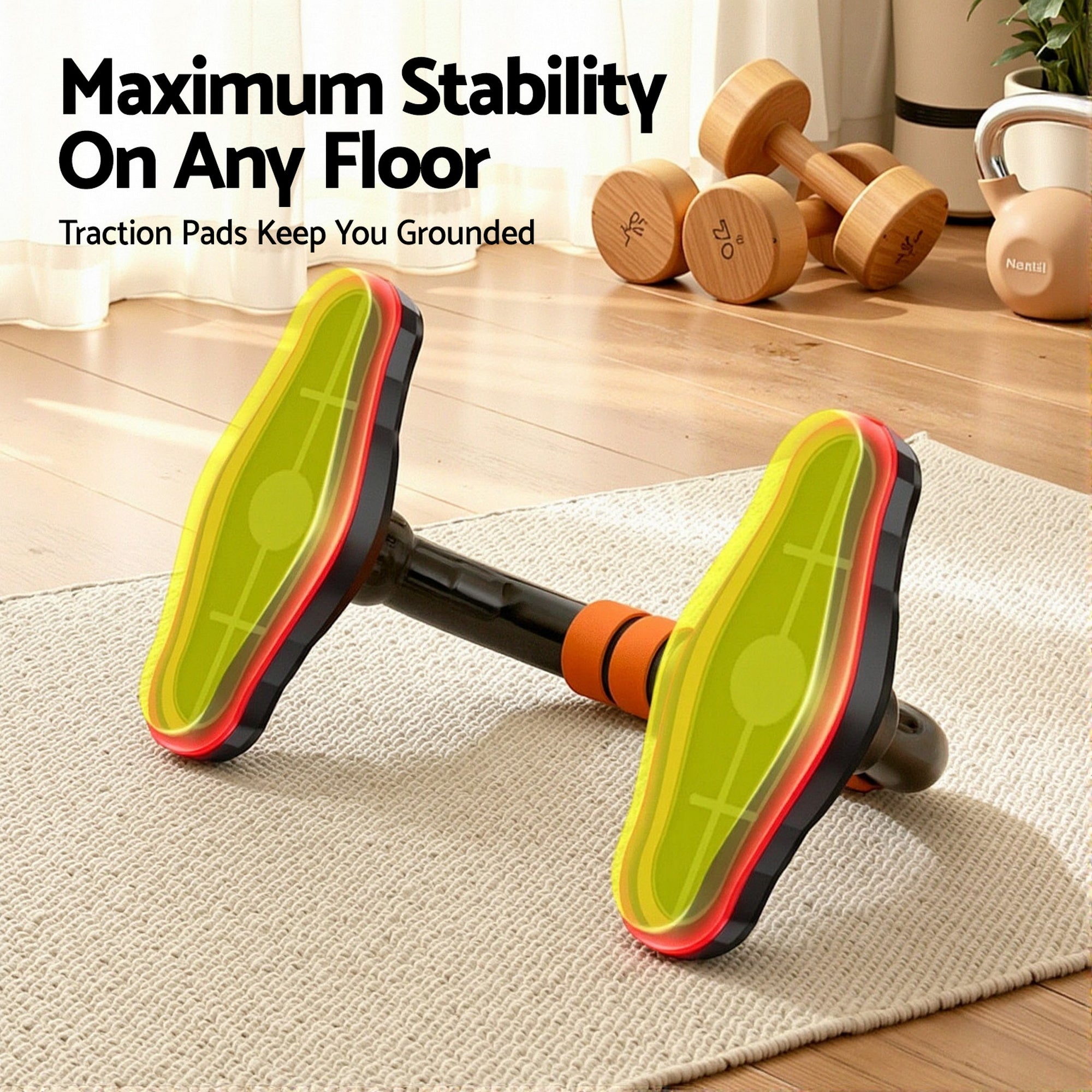 Everfit Push Up Bars Stands Parallel Handles Home Gym Fitness Strength Training PUB-A-SH03-BK