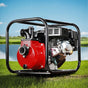 Giantz Petrol Water Pump 7HP Max, 2" High Flow 4-Stroke Engine Transfer Fire Fighting Pumps Rain Tank Oil PUMP-2INCH-210-RDBK