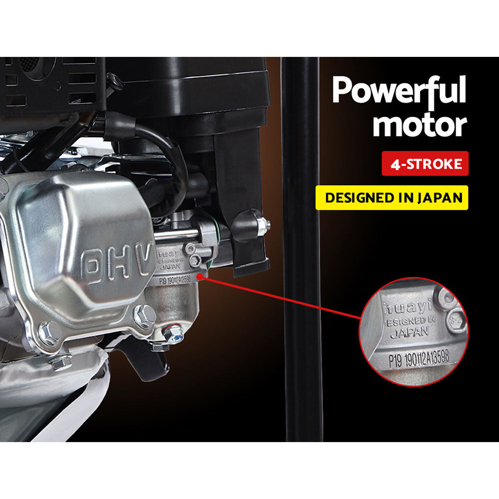 Giantz 3" Petrol Water Pump 7HP Max 4-Stroke 210cc High Flow 60,000L/H Max Transfer Engine, Fire Fighting PUMP-3INCH-235-BUBK