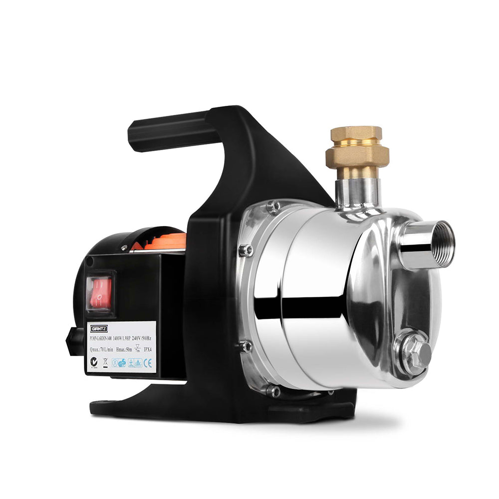 Giantz Garden Water Pump High Pressure 1500W Max. Tank Rain Farm Irrigation House PUMP-GARDEN-1500