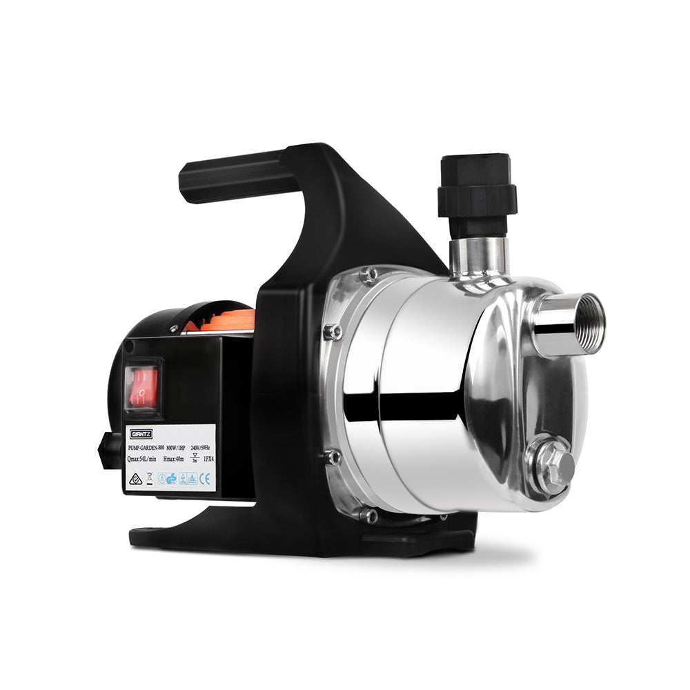 Giantz Garden Water Pump High Pressure 800W Max Tank Rain Farm Irrigation House PUMP-GARDEN-800