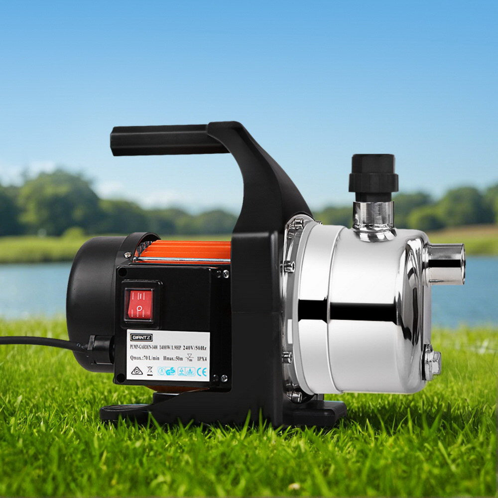 Giantz Garden Water Pump High Pressure 800W Max Tank Rain Farm Irrigation House PUMP-GARDEN-800